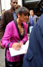 LEA MICHELE Leaves BBC Radio 2 Studios in London 04/22/2017