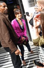 LEA MICHELE Leaves BBC Radio 2 Studios in London 04/22/2017