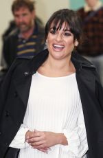 LEA MICHELE Leaves ITV Studio in London 04/24/2017