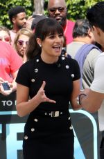 LEA MICHELE on the Set of Extra in Los Angeles 04/13/2017