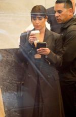 LEA MICHELE Out for a Coffee in New York 04/26/2017