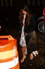 LEA MICHELE Out for Dinner in New York 04/27/2017