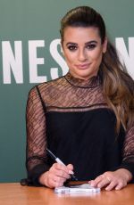 LEA MICHELE Signing Autograph at Barnes & Noble in New York 04/28/2017