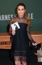 LEA MICHELE Signing Autograph at Barnes & Noble in New York 04/28/2017