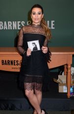 LEA MICHELE Signing Autograph at Barnes & Noble in New York 04/28/2017