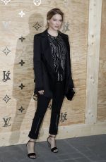 LEA SEYDOUX at Louis Vuitton Dinner Party in Paris 04/11/2017