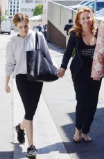 LEA THOMPSON and ZOEY DEUTCH Heading to a Gym in Beverly Hills 04/13/2017