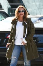 LEAH REMINI Out Shopping in Los Angeles 04/15/2017