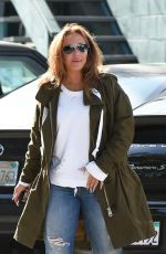 LEAH REMINI Out Shopping in Los Angeles 04/15/2017