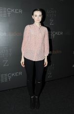 LIBBY WOODBRIDGE at The Lost City of Z Screening in New York 04/11/2017