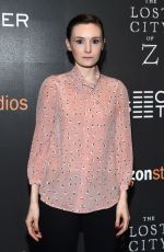 LIBBY WOODBRIDGE at The Lost City of Z Screening in New York 04/11/2017