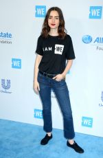 LILLY COLLINS at WE Day California in Los Angeles 04/27/2017