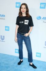 LILLY COLLINS at WE Day California in Los Angeles 04/27/2017
