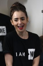 LILY COLLINS and Craig Kielburger at We Day in Seattle 04/21/2017