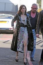LILY COLLINS Arrives at ITV Studios in London 04/18/2017