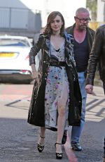 LILY COLLINS Arrives at ITV Studios in London 04/18/2017