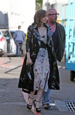 LILY COLLINS Arrives at ITV Studios in London 04/18/2017