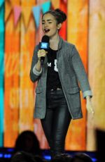 LILY COLLINS Hosts We Day in Seattle 04/21/2017