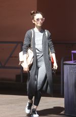 LILY COLLINS Leaves a Gym in West Hollywood 04/02/2017