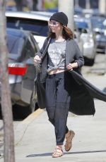 LILY COLLINS Out and About in Los Angeles 04/02/2017