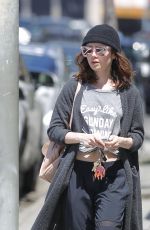 LILY COLLINS Out and About in Los Angeles 04/02/2017