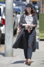 LILY COLLINS Out and About in Los Angeles 04/02/2017