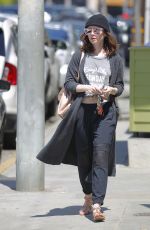 LILY COLLINS Out and About in Los Angeles 04/02/2017
