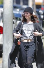 LILY COLLINS Out and About in Los Angeles 04/02/2017