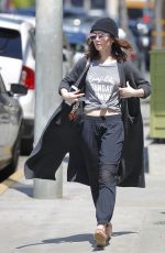 LILY COLLINS Out and About in Los Angeles 04/02/2017