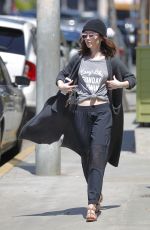 LILY COLLINS Out and About in Los Angeles 04/02/2017