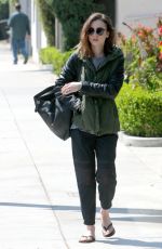 LILY COLLINS Out and About in Los Angeles 04/11/2017