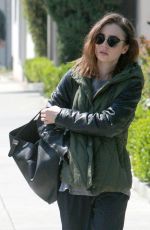 LILY COLLINS Out and About in Los Angeles 04/11/2017