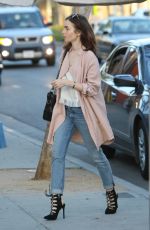 LILY COLLINS Out and About in Los Angeles 04/14/2017