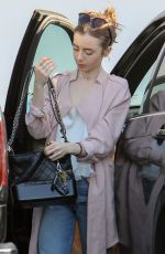 LILY COLLINS Out and About in Los Angeles 04/14/2017