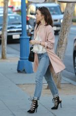 LILY COLLINS Out and About in Los Angeles 04/14/2017