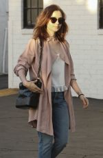 LILY COLLINS Out and About in Los Angeles 04/14/2017