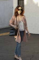 LILY COLLINS Out and About in Los Angeles 04/14/2017