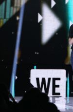 LILY COLLINS Performs at WE Day California in Los Angeles 04/27/2017