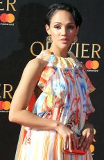 LILY FRAZER at Olivier Awards in London 04/09/2017
