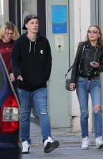 LILY-ROSE DEPP and Ash Stymest Out in Paris 04/12/2017