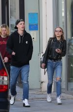 LILY-ROSE DEPP and Ash Stymest Out in Paris 04/12/2017