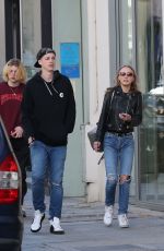 LILY-ROSE DEPP and Ash Stymest Out in Paris 04/12/2017