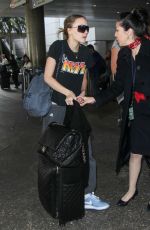 LILY-ROSE DEPP at LAX Airport in Los Angeles 04/12/2017 