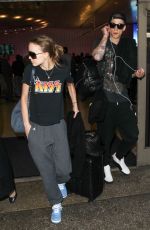 LILY-ROSE DEPP at LAX Airport in Los Angeles 04/12/2017 