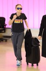 LILY-ROSE DEPP at LAX Airport in Los Angeles 04/12/2017 