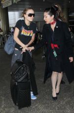LILY-ROSE DEPP at LAX Airport in Los Angeles 04/12/2017 