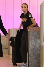 LILY-ROSE DEPP at LAX Airport in Los Angeles 04/12/2017 