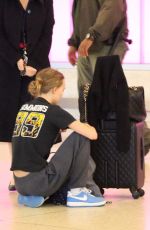 LILY-ROSE DEPP at LAX Airport in Los Angeles 04/12/2017 