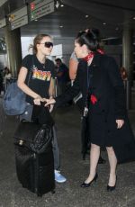 LILY-ROSE DEPP at LAX Airport in Los Angeles 04/12/2017 
