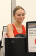 LILY-ROSE DEPP at Los Angeles International Airport 04/10/2017